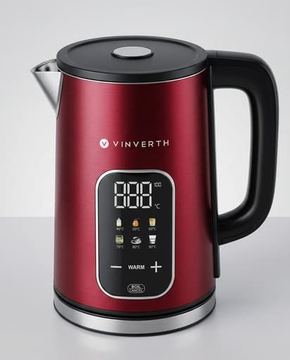 1.7L Double Layer Digital Electric Kettle 2000W