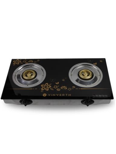 2 Burner Stainless Steel Gas Stove